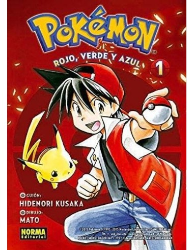 POKEMON 1 ROJO VERDE Y AZUL
