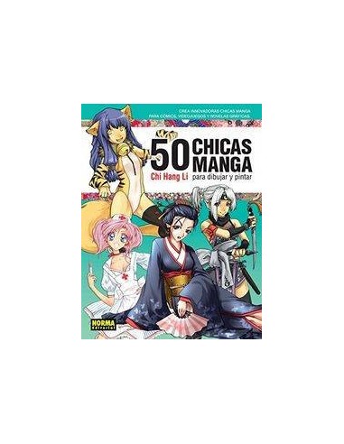 50 CHICAS MANGA PARA DIBUJAR Y PINTAR 50 CHICAS MANGA PARA DIBUJAR Y PINTAR
