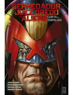 DEPREDADOR VS JUEZ DREDD VS ALIENS CORTA Y EMPALMA