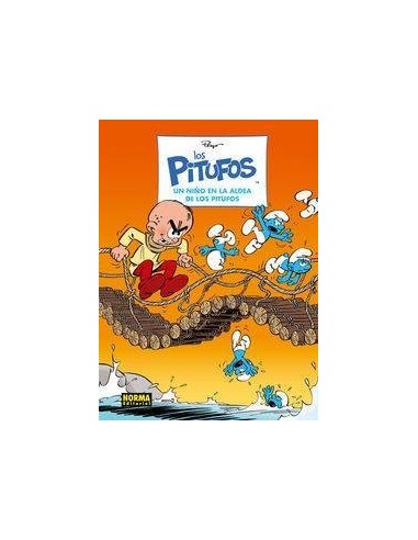 PITUFOS 26 UN NI?O EN LA ALDEA DE LOS PITUFOS