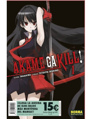 PACK DE INICIACION AKAME GA KILL 1 2