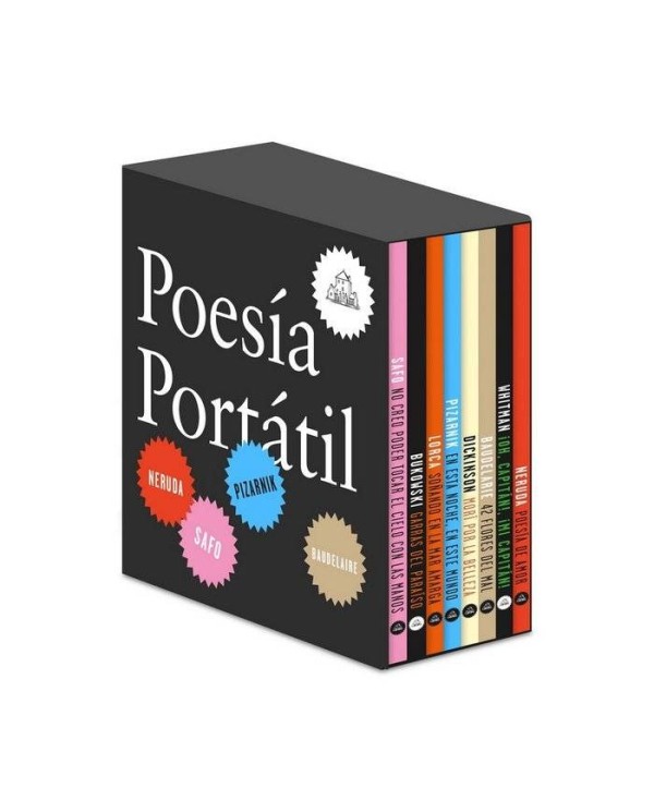 POESIA PORTATIL(ESTUCHE)BAUDELAIRE WHITMAN SAFO LORCA DICKI