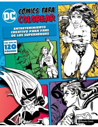 DC COMICS PARA COLOREAR SUPERHEROINAS
