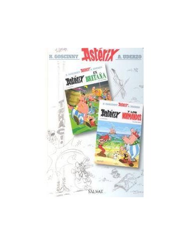 ALBUM DOBLE. ASTERIX EN BRETAÑA Y ASTERIX Y LOS NORMANDOS