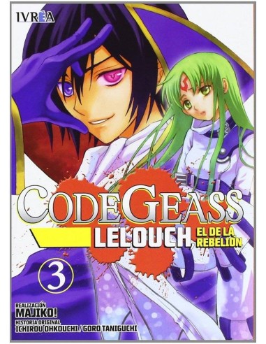 CODE GEASS: LELOUCH, EL DE LA REBELION 03 (COMIC)