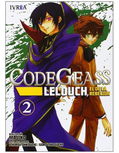 CODE GEASS: LELOUCH, EL DE LA REBELION 02 (COMIC)