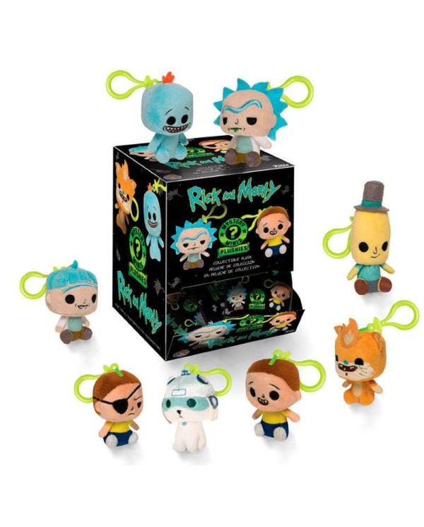 Peluche llavero Rick y Morty 7cm surtido