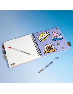 Cuaderno BT21 marcapaginas