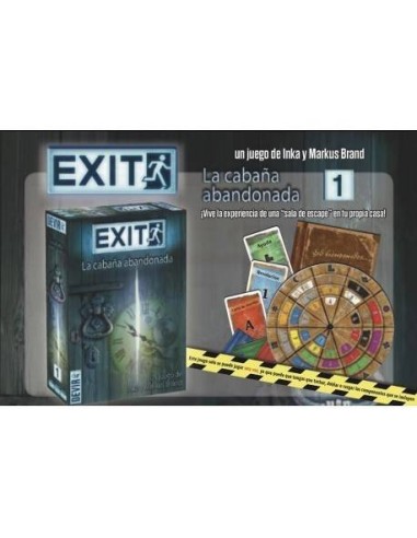 JUEGO DE MESA EXIT LA CABAÑA ABANDONADA 8436017225099 DEVIR 9,64 €
