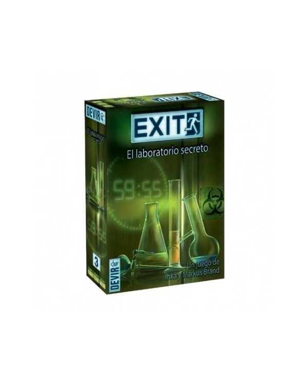 JUEGO DE MESA EXIT EL LABORATORIO SECRETO 8436017225204 DEVIR 9,64 €