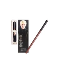 Varita Draco Malfoy con marca paginas Harry Potter