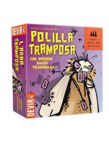 JUEGO DE MESA POLILLA TRAMPOSA 8436017221138 DEVIR 16,95 € JUEGO DE MESA POLILLA TRAMPOSA 8436017221138 DEVIR 16,95 €
