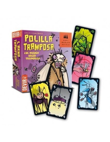 JUEGO DE MESA POLILLA TRAMPOSA 8436017221138 DEVIR 16,95 € JUEGO DE MESA POLILLA TRAMPOSA 8436017221138 DEVIR 16,95 €