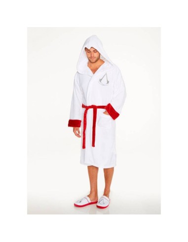 Albornoz White Logo Assassin&39s Creed hombre Albornoz White Logo Assassin&39s Creed hombre