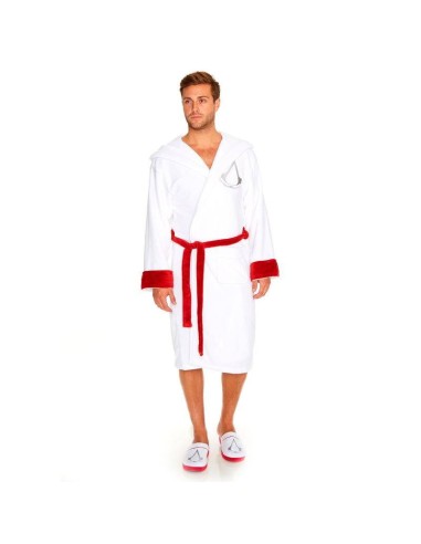 Albornoz White Logo Assassin&39s Creed hombre Albornoz White Logo Assassin&39s Creed hombre