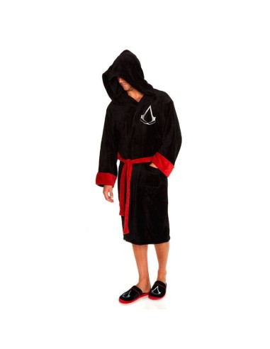 Albornoz Black Logo Assassin&39s Creed hombre Albornoz Black Logo Assassin&39s Creed hombre