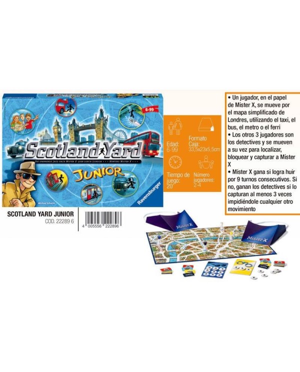 Juego mesa Scotland Yard Junior