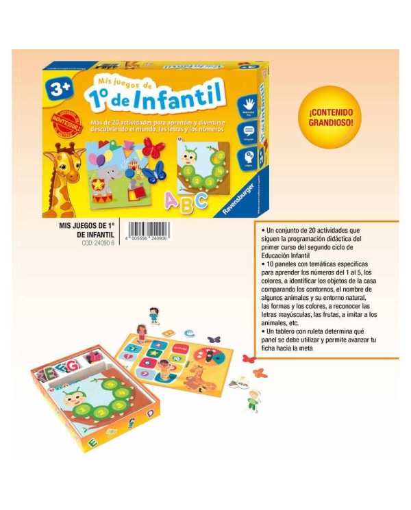 Juego Montessori Mis Juegos de 1 Infantil