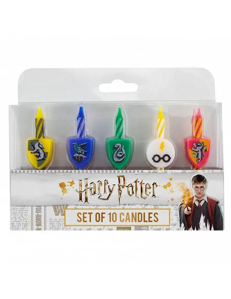 Pack 10 velas Hogwarts Harry Potter