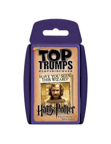 Juego cartas Harry Potter y el Prisionero de Azkaban Top Trumps Juego cartas Harry Potter y el Prisionero de Azkaban Top Trumps