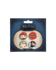 Set 4 pin Harry Potter surtido