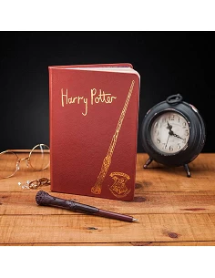 Cuaderno + boligrafo varita Harry Potter