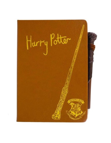 Cuaderno + boligrafo varita Harry Potter