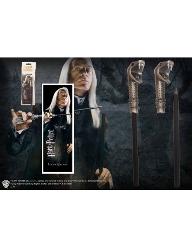 Varita boligrafo y marcapaginas Lucius Malfoy Harry Potter Varita boligrafo y marcapaginas Lucius Malfoy Harry Potter