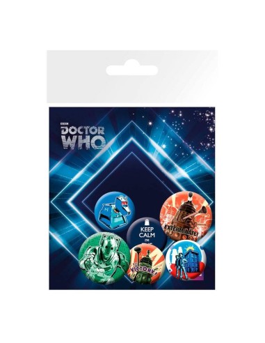 Set chapas retro Doctor Who Set chapas retro Doctor Who