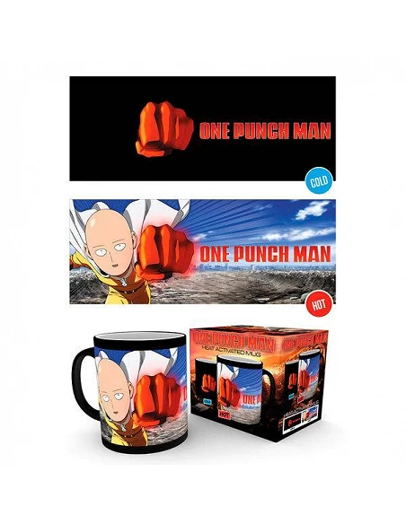 Taza termica Saitama One Punch Man