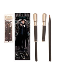 Varita boligrafo y marcapaginas Percival Graves Animales Fantasticos