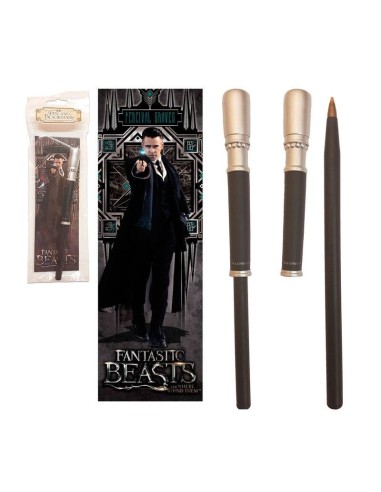 Varita boligrafo y marcapaginas Percival Graves Animales Fantasticos Varita boligrafo y marcapaginas Percival Graves Animales Fantasticos
