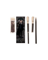 Varita boligrafo y marcapaginas Percival Graves Animales Fantasticos