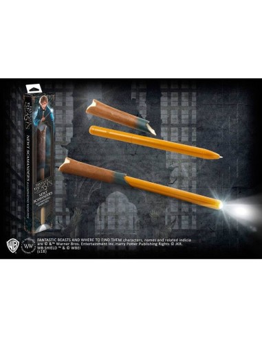 Varita boligrafo Newt Scamander Animales Fantasticos led