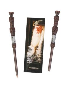 Varita boligrafo y marcapaginas Dumbledore Harry Potter