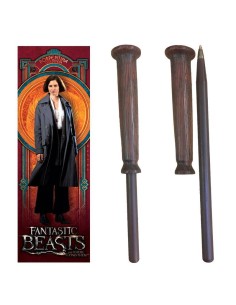 Varita boligrafo y marcapaginas Porpentina Goldstein Animales Fantasticos