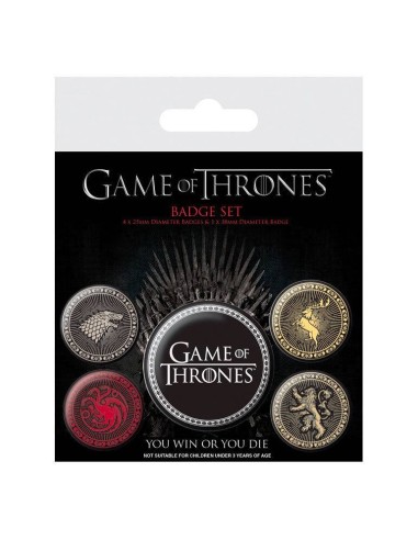 Set chapas Juego de Tronos Set chapas Juego de Tronos
