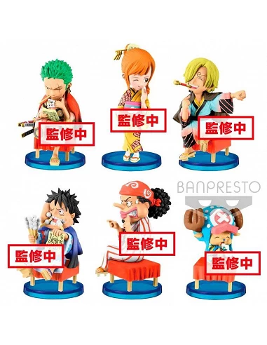 Figura Japanese Style World Collectable One Piece 7cm surtido