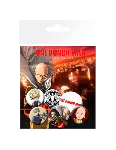 Set chapas One Punch Man Set chapas One Punch Man