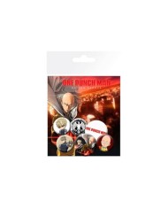 Set chapas One Punch Man