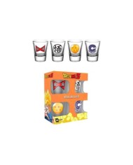 Set 4 vasos chupito Dragon Ball Z