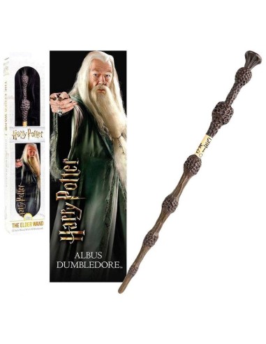 Varita + marcapaginas 3D Dumbledore Harry Potter