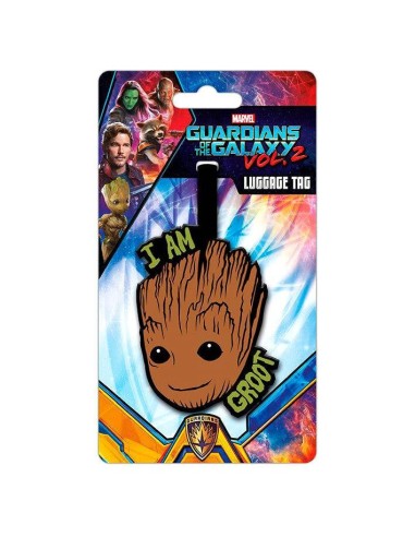 Etiqueta equipaje Groot Guardianes de la Galaxia Marvel Etiqueta equipaje Groot Guardianes de la Galaxia Marvel