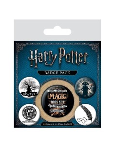 Set 5 Chapas Harry Potter