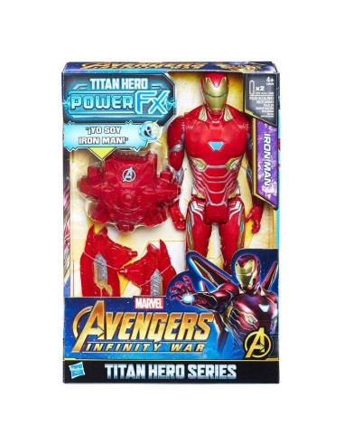 Figura Titan Power FX Iron Man Vengadores Avengers Marvel 30cm Figura Titan Power FX Iron Man Vengadores Avengers Marvel 30cm