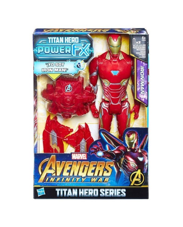 Figura Titan Power FX Iron Man Vengadores Avengers Marvel 30cm