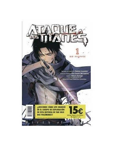PACK  ATAQUE A LOS TITANES: NO REGRETS 1+2