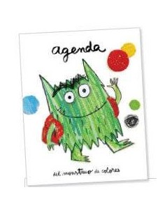 AGENDA MONSTRUO DE LOS COLORES VA AL COLE