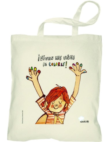 BOLSA VIVAN LAS UÑAS DE COLORES BOLSA VIVAN LAS UÑAS DE COLORES