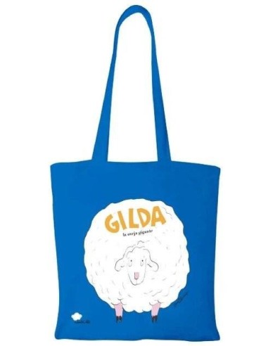 BOLSA DE GILDA LA OVEJA GIGANTE AZUL